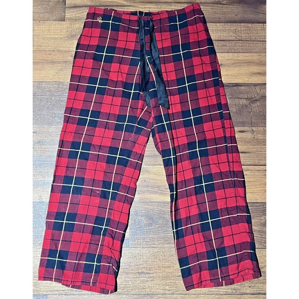 LAUREN Ralph Lauren Women’s Pajamas Size Small Flannel Tartan Plaid